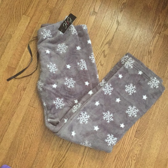 COPY - New with tags! Comfy lounge pants! Snowflakes! - Picture 2 of 7